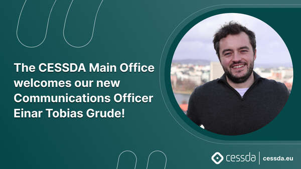 The CESSDA Main Office welcome our new Communications Officer, Einar!