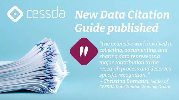 New CESSDA Data Citation Guide published