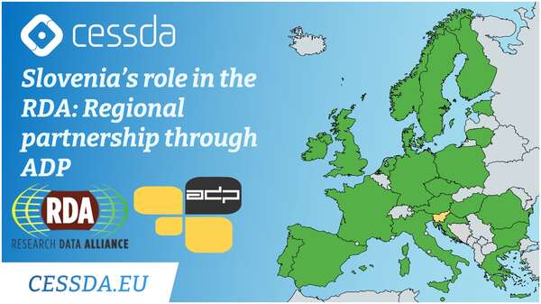 Slovenia as regional partner in the Research Data Alliance