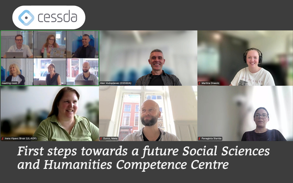 First steps towards a future Social Sciences and Humanities Competence Centre 